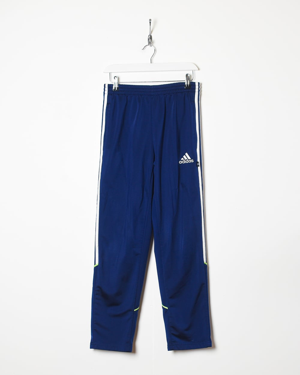 Vintage 90s Navy Adidas Tracksuit Bottoms - Small Polyester