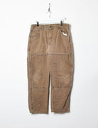 Brown Dickies Double Knee Carpenter Jeans - W36