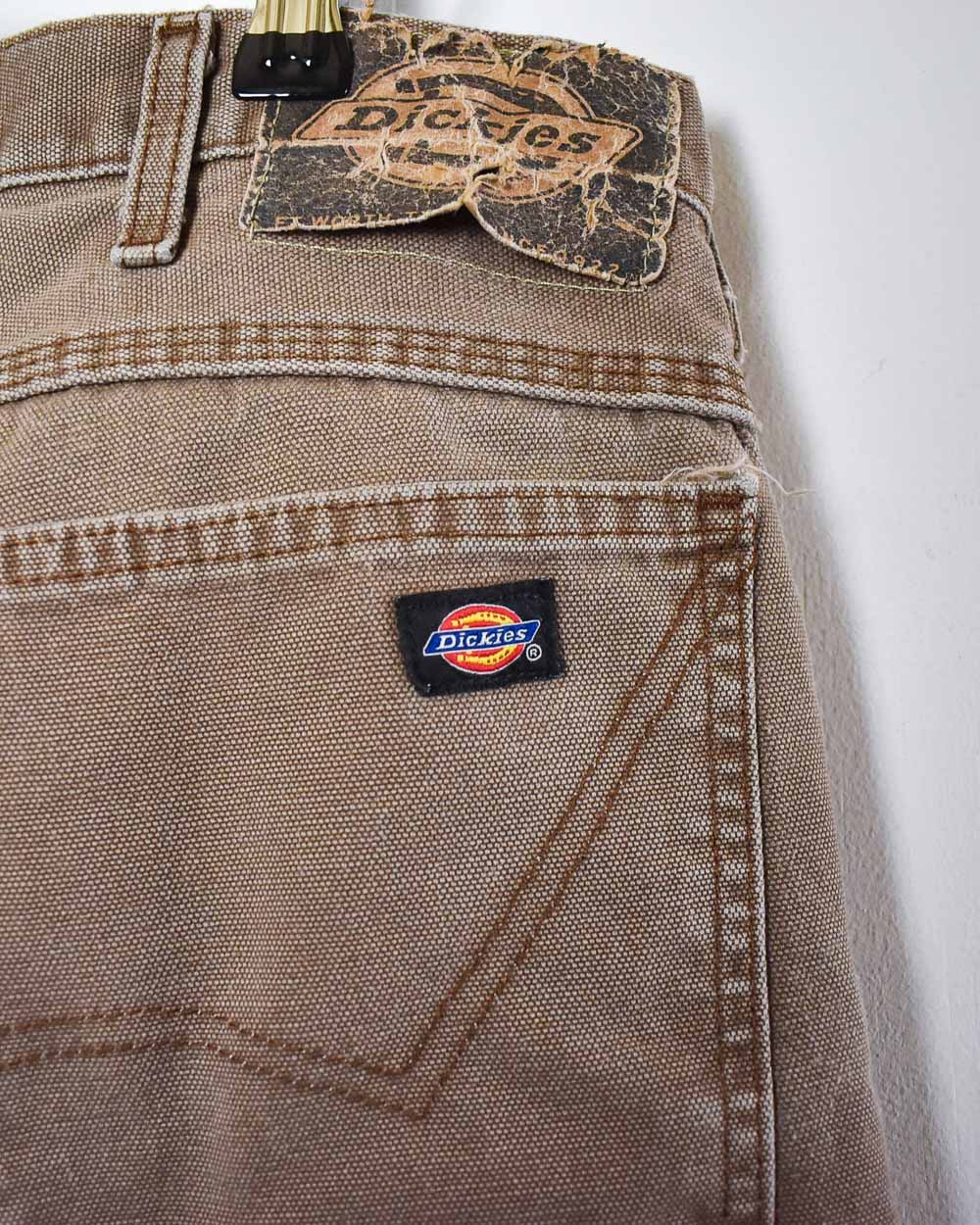 Brown Dickies Double Knee Carpenter Jeans - W36