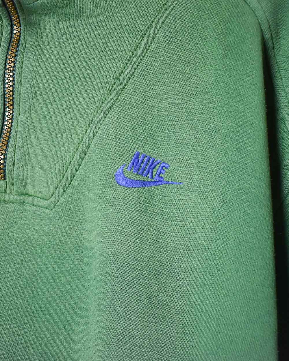 Green Nike USA 1/4 Zip Sweatshirt - Small