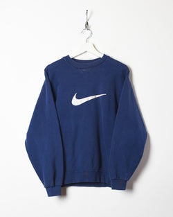 90s Navy Nike Sweatshirt - Vintage