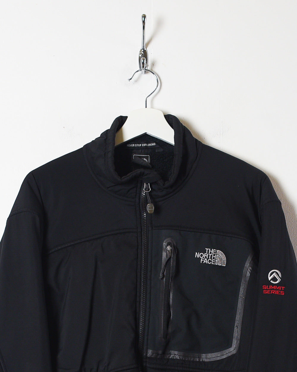 Black The North Face Summit Series Fleece Lined Jacket - Medium