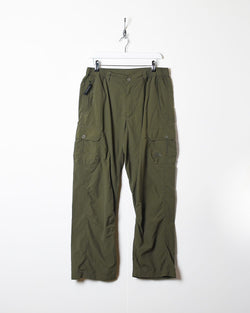 Vintage 10s+ Green The North Face Cargo Hiking Trousers - Medium