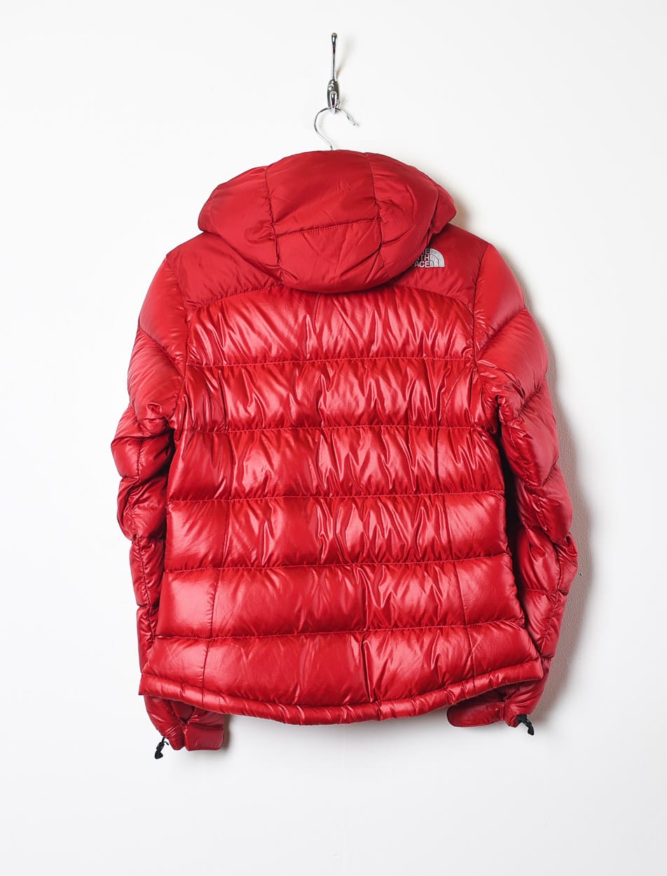 Vintage 00s Red The North Face Hooded 700 Down Puffer Jacket