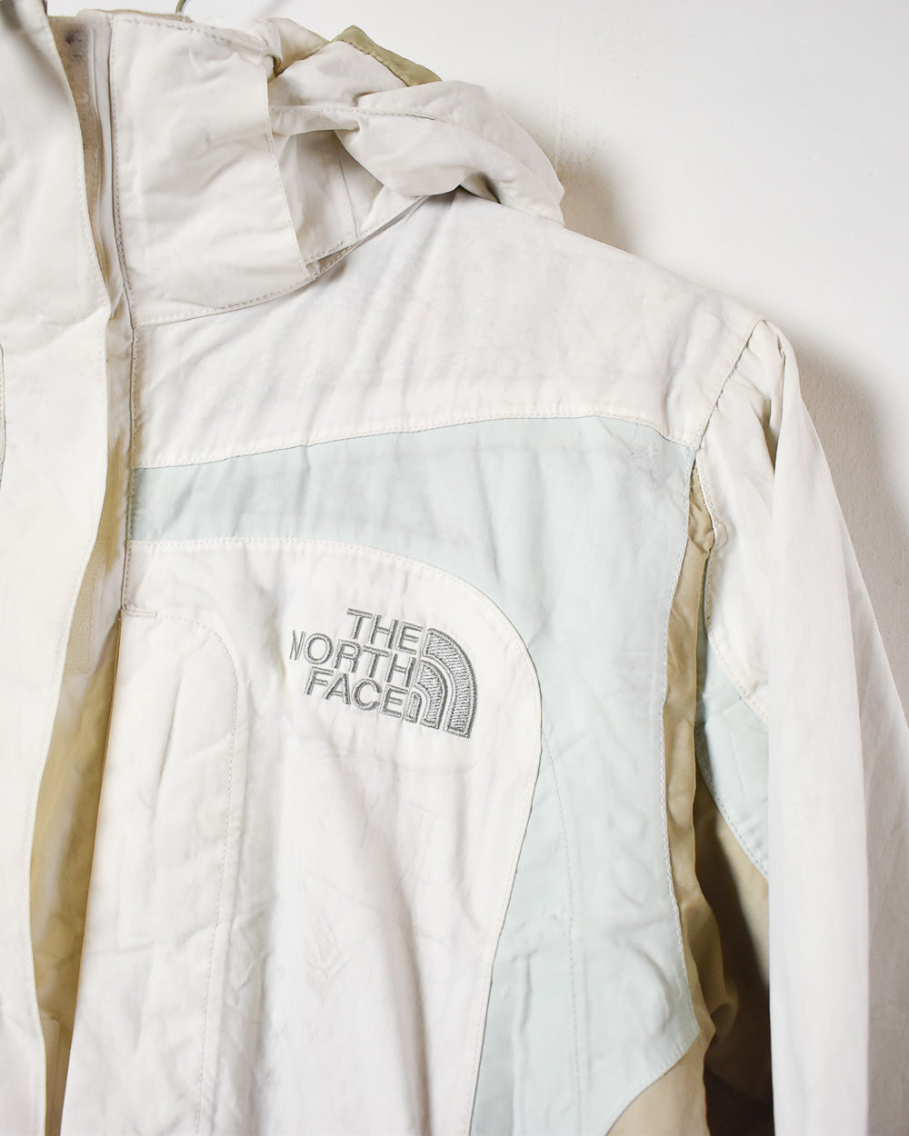 White The North Face Women's Hooded Jacket - Small women's