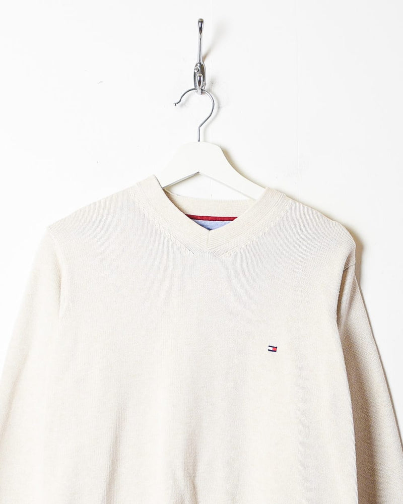 Neutral Tommy Hilfiger Knitted Sweatshirt - Small