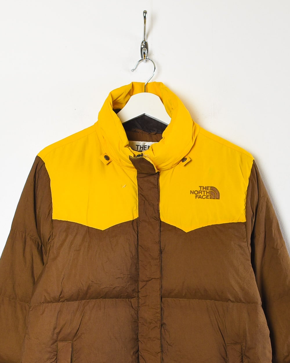 Vintage 90s Brown The North Face HyVent 800 Down Puffer Jacket