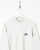 Stone Nike Mock Neck Sweatshirt - Small
