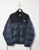 Navy The North Face Nuptse 700 Down Puffer Jacket - X-Large