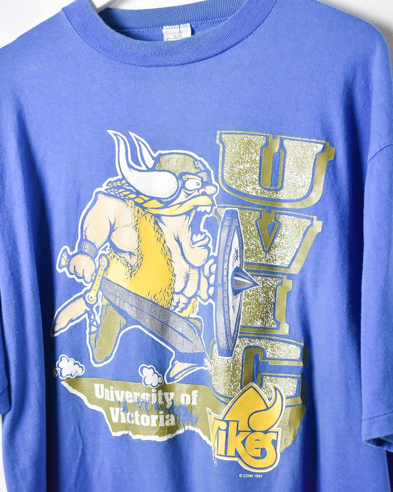 1991 Vintage World Series Atlanta Braves Single Stitch T-Shirt