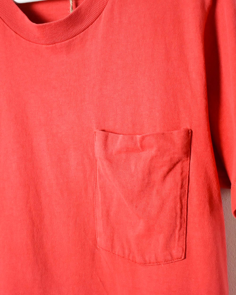 Red Blank Single Stitch T-Shirt - Small