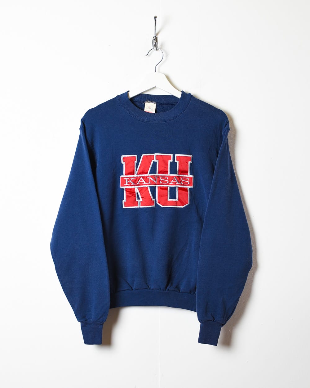 Navy Kansas University Sweatshirt - X-Small