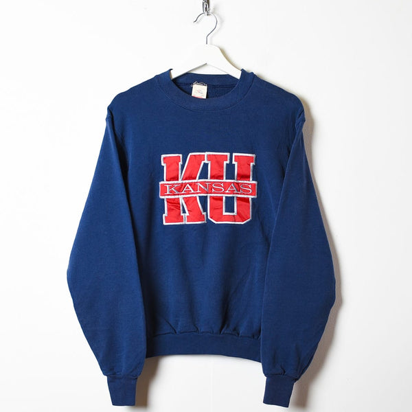 Vintage 90s Navy Dodger University of Illinois Fighting Sweatshirt - Small  Cotton mix– Domno Vintage