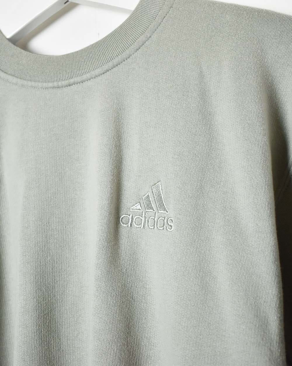 Khaki Adidas Sweatshirt - X-Small