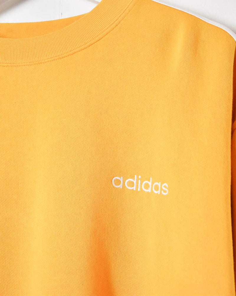 Yellow Adidas Sweatshirt - Small