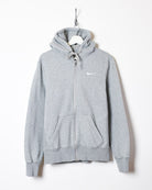 Stone Nike Zip-Through Hoodie - Small