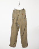 Neutral Carhartt Distressed Carpenter Jeans - W34 L36