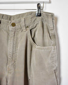 Neutral Carhartt Distressed Carpenter Jeans - W34 L36