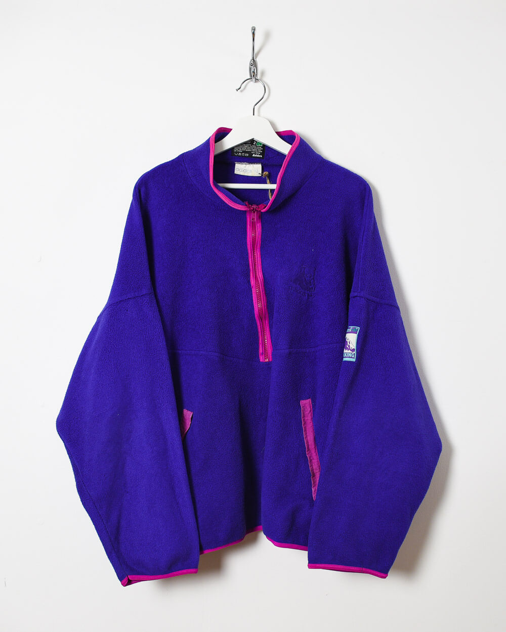 Purple Adidas Trekking 1/2 Zip Fleece - X-Large
