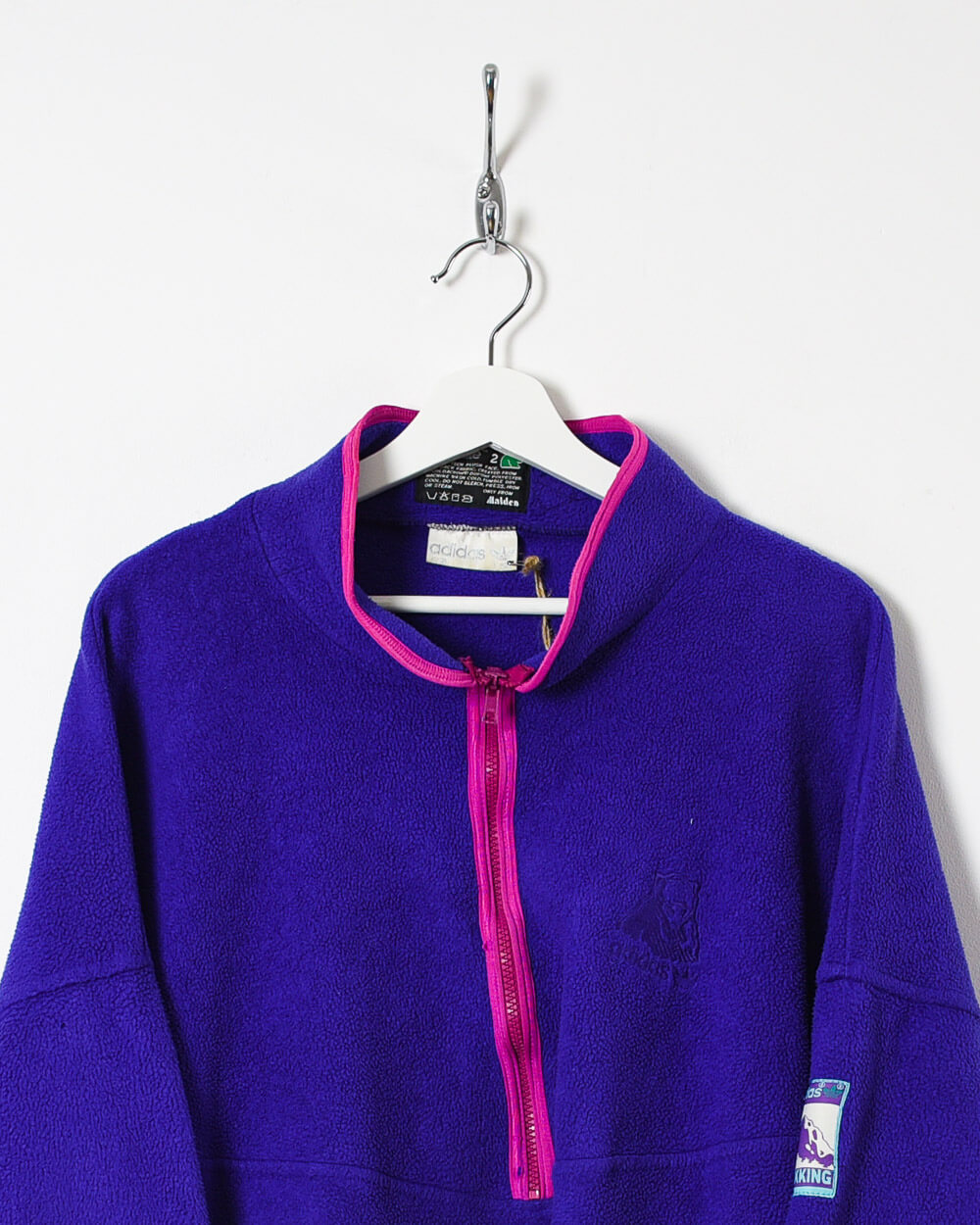 Purple Adidas Trekking 1/2 Zip Fleece - X-Large