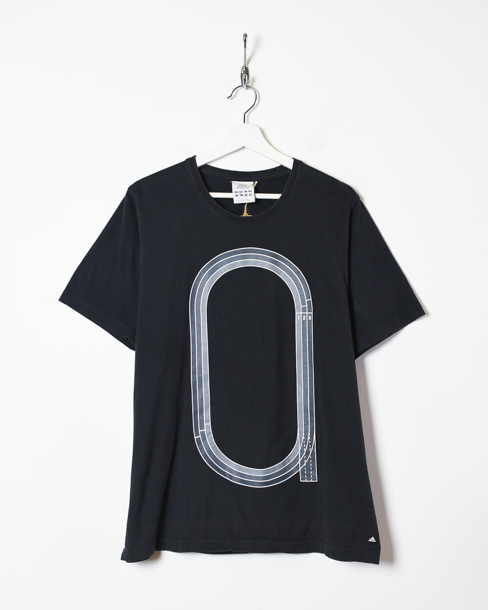 Black Adidas Track & Field T-Shirt - Large