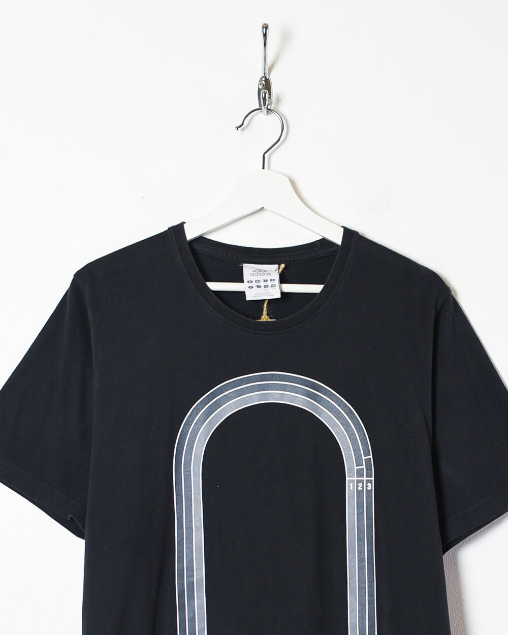 Black Adidas Track & Field T-Shirt - Large