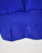 Blue Adidas Zip-Through Hoodie - Small
