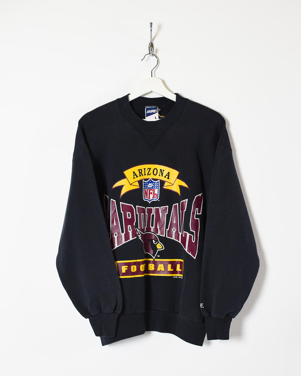 Black Bike Arizona NFL Cardinals Football Sweatshirt - Medium