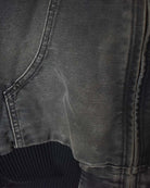 Black Carhartt Workwear Hooded Detroit Jacket - Medium