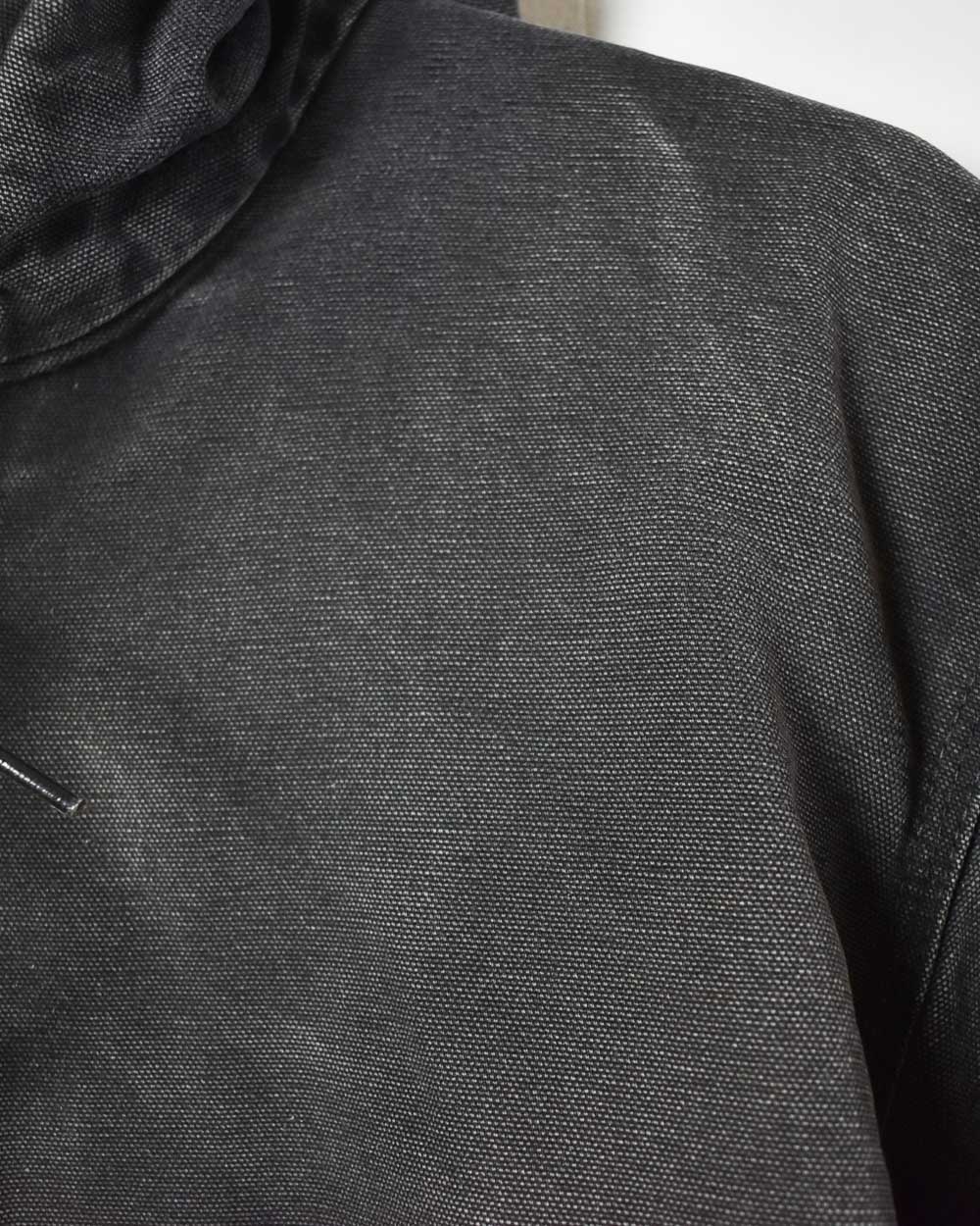 Black Carhartt Workwear Hooded Detroit Jacket - Medium