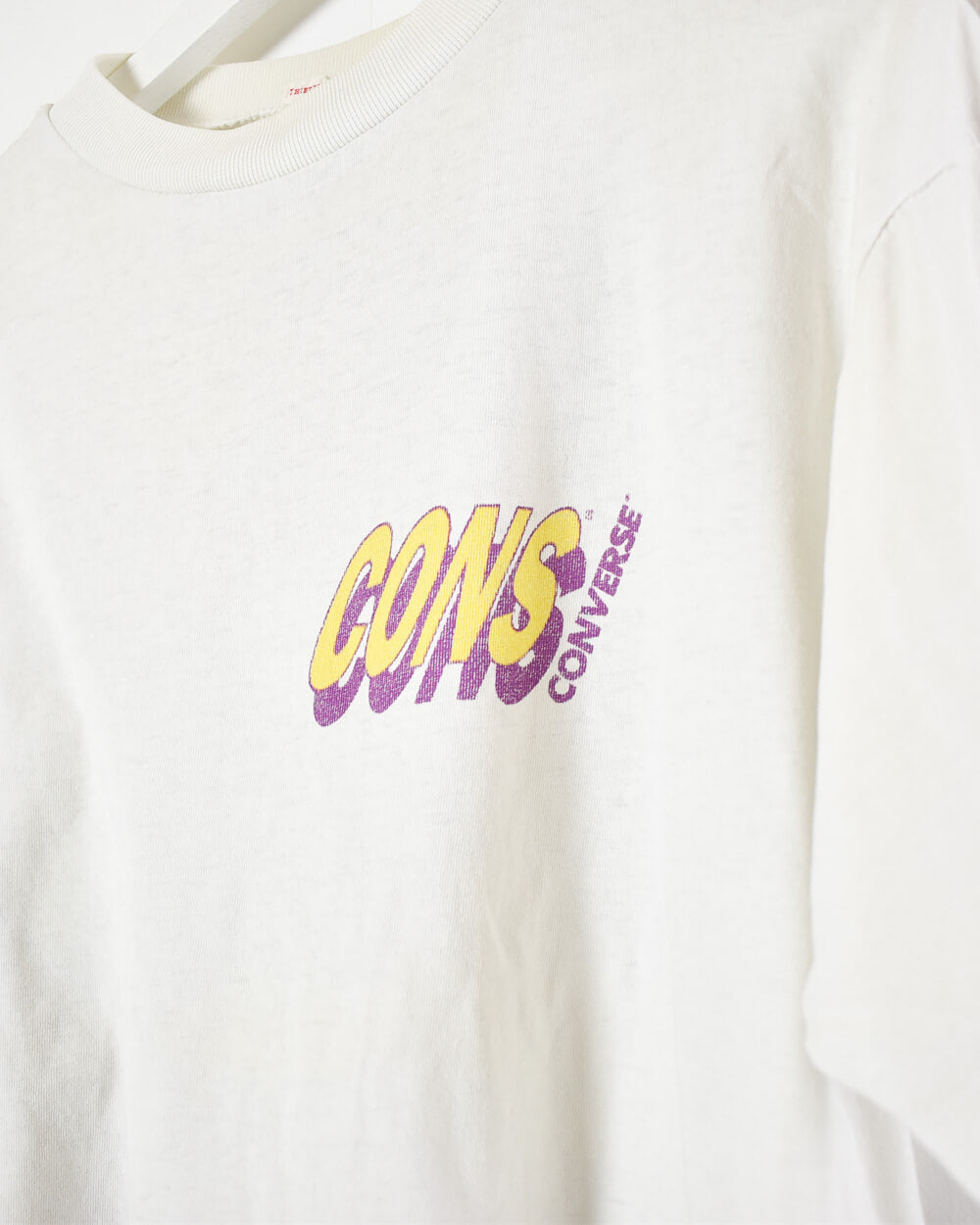 White Cons Converse Wam Bam Jam T-Shirt - Medium