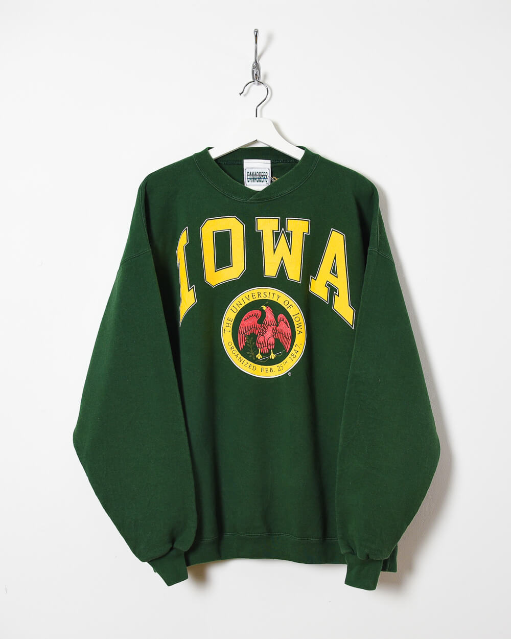 Green Danaggers The University of Iowa 1847 Sweatshirt - Large