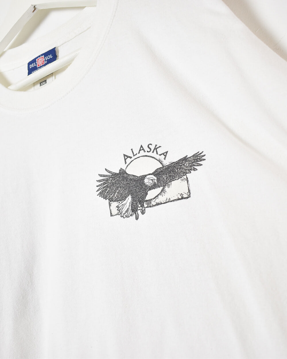 White Delsol Alaska Eagles T-Shirt - XX-Large