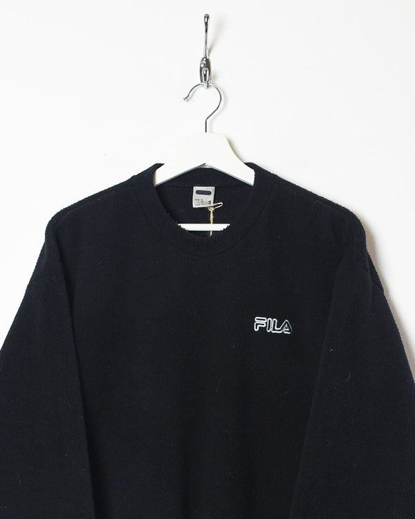 Black Fila Pullover Fleece - Medium