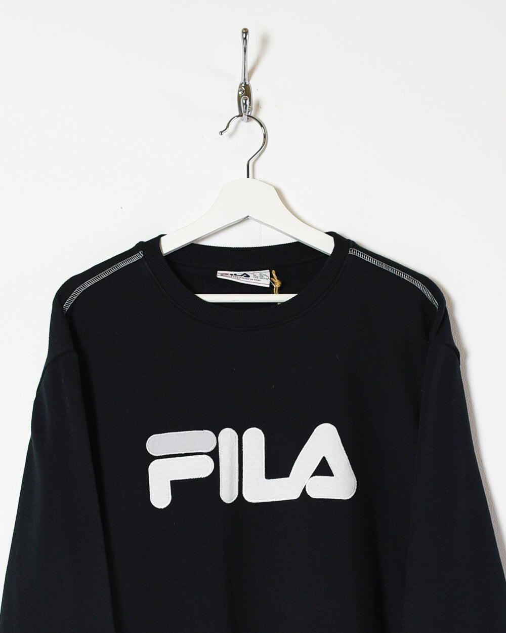 Black Fila Sweatshirt - Medium