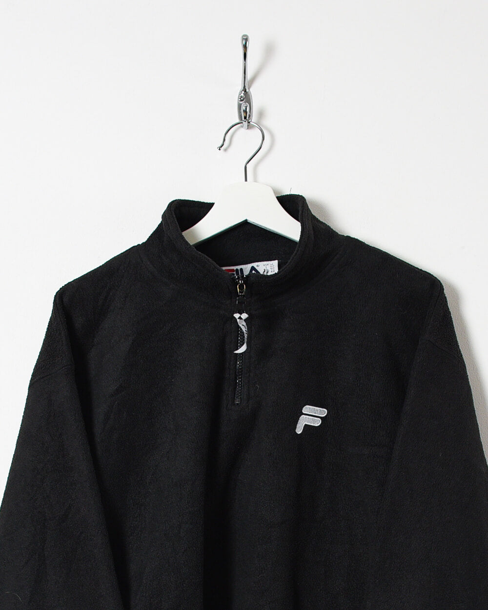 Black Fila 1/4 Zip Fleece - Medium
