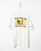 White Hanes Duathlon World Championships T-Shirt - XX-Large