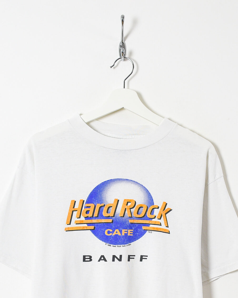 White Hard Rock Café Banff T-Shirt - Large