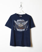Navy Harley Davidson Milwaukee USA T-Shirt - Medium