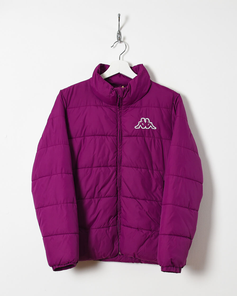 Purple Kappa Women's Puffer Jacket - Large