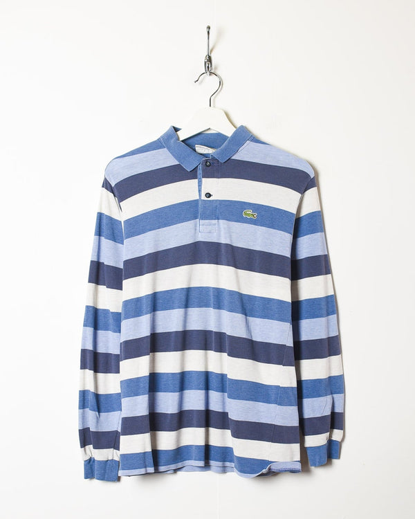 Baby Lacoste Striped Long Sleeved Polo Shirt - Small