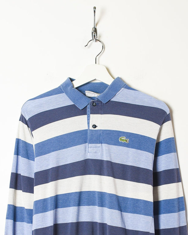 Baby Lacoste Striped Long Sleeved Polo Shirt - Small