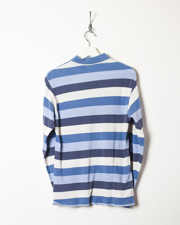 Baby Lacoste Striped Long Sleeved Polo Shirt - Small