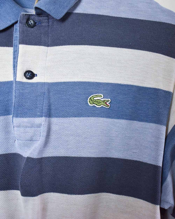 Baby Lacoste Striped Long Sleeved Polo Shirt - Small
