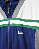 Navy Nike Hooded Tracksuit Top - Small