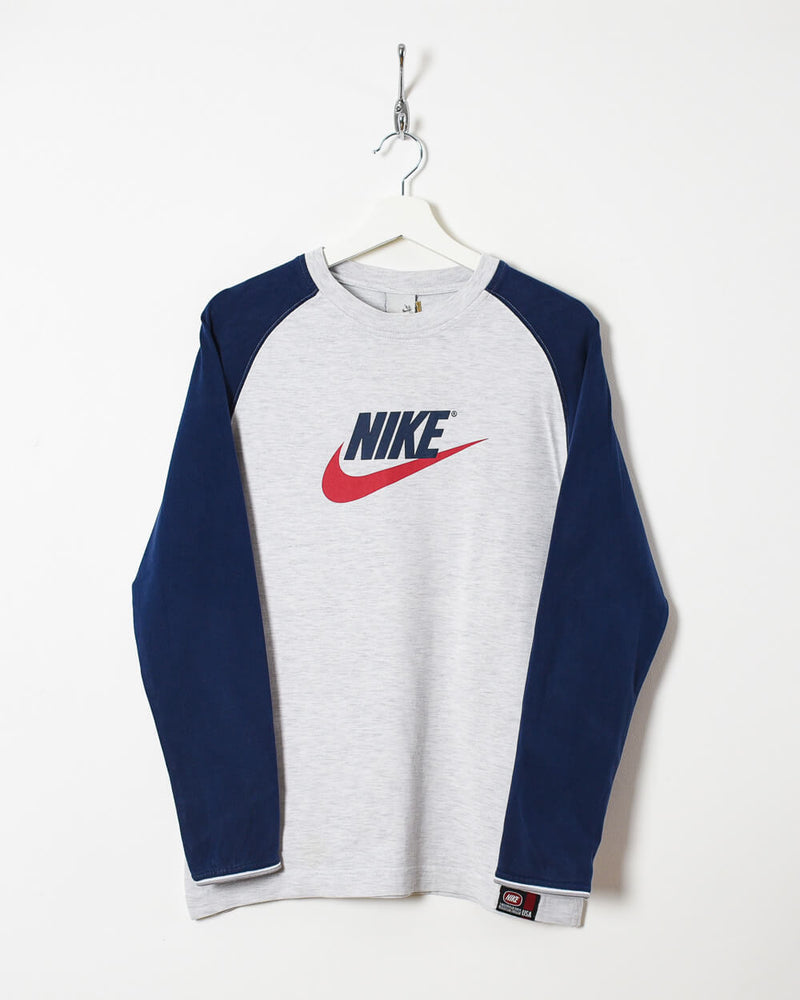 Nike, Shirts, Atlanta Braves Nike Camo Blue Jersey