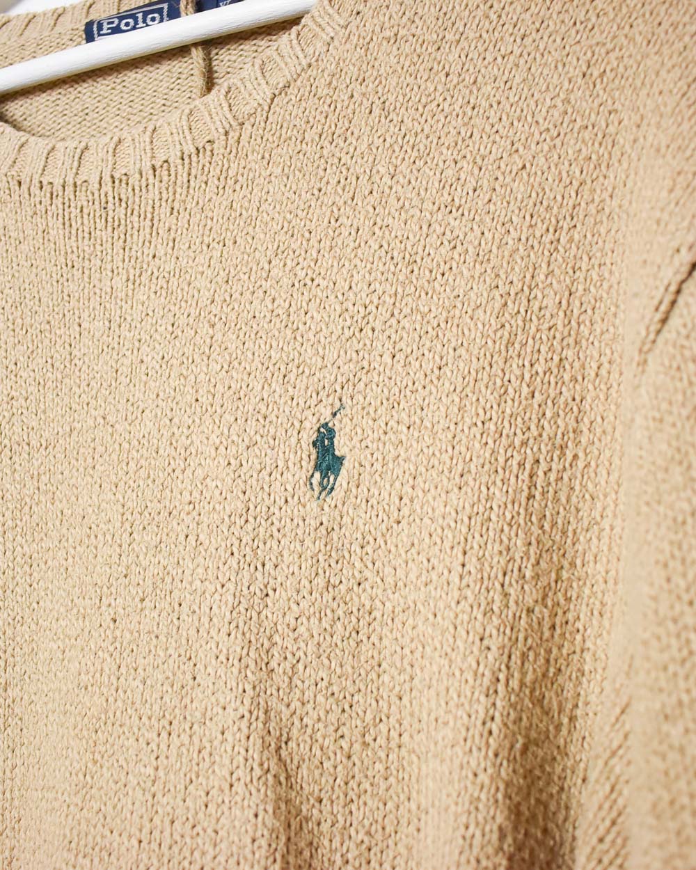 Neutral Polo Ralph Lauren Knitted Sweatshirt - X-Large