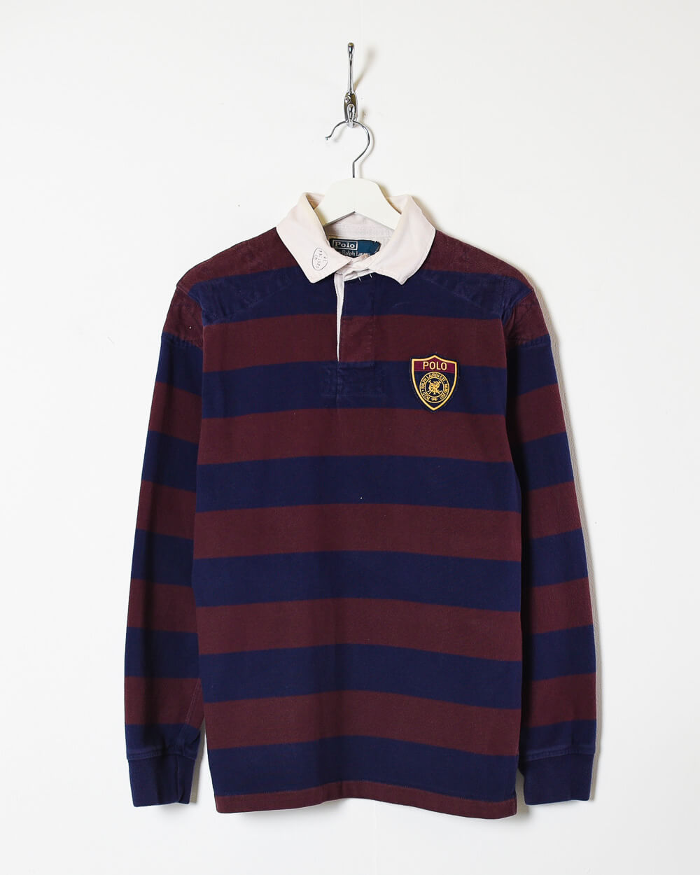 Maroon Ralph Lauren Polo Rugby Shirt - Medium