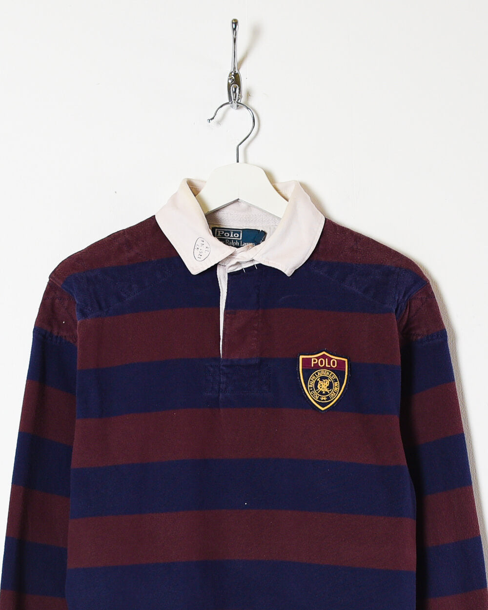 Maroon Ralph Lauren Polo Rugby Shirt - Medium
