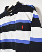 Black Ralph Lauren Rugby Shirt - Large